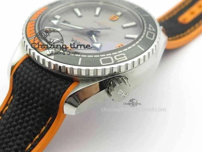 0505 UrbanStyle Planet Ocean 2016 43.5mm SS OM 1:1 Best Edition Gray Dial On Black Nylon Strap A 8168